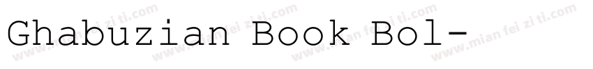 Ghabuzian Book Bol字体转换